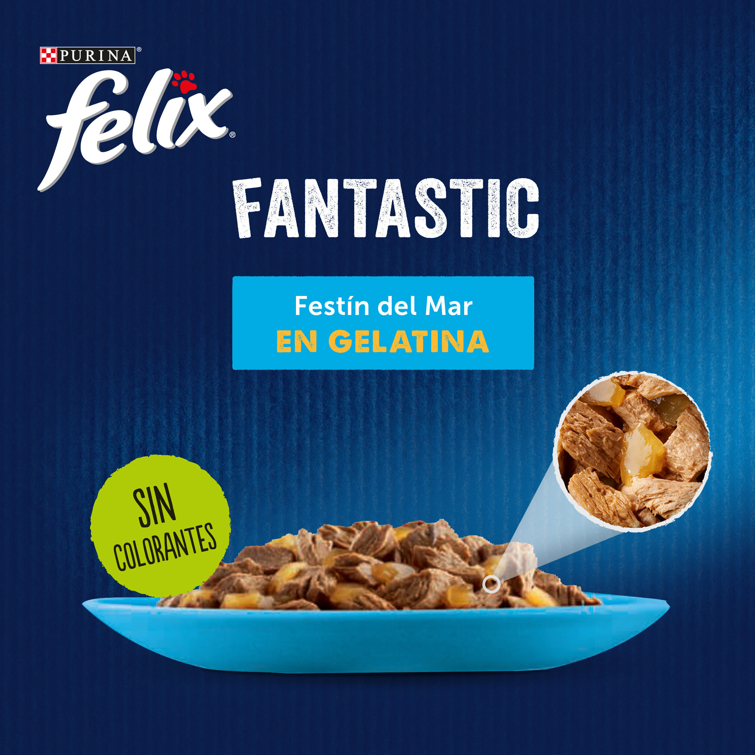 80 sobres x 85 g Felix Fantastic Fest&iacute;n del Mar sobres en gelatina para gatos, , large indicador imagen numero 3